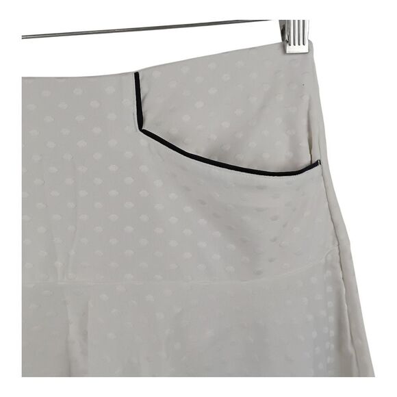 RLX Ralph Lauren GOLF White Polka Dot Jacquard Peplum Skort - XS - Picture 11 of 14